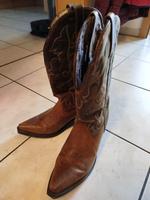 Cowboy Western Stiefel echtes dickes Rindsleder braun wie NEU Bayern - Wenzenbach Vorschau