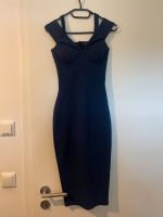 Midi Dress / Kleid in dunkelblau mit Schlitz Größe 34 Kreis Pinneberg - Quickborn Vorschau
