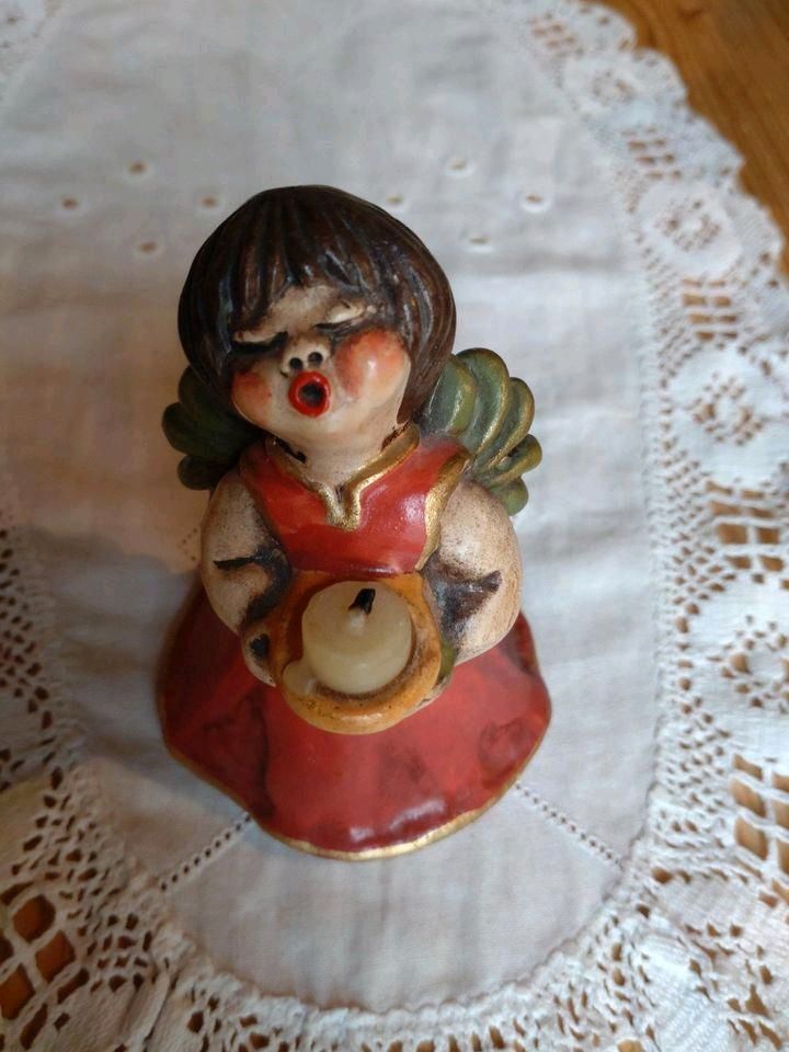 Original Alter Bozner Engel Thun weiß Keramik Figur 15 cm Italien in Hof (Saale)