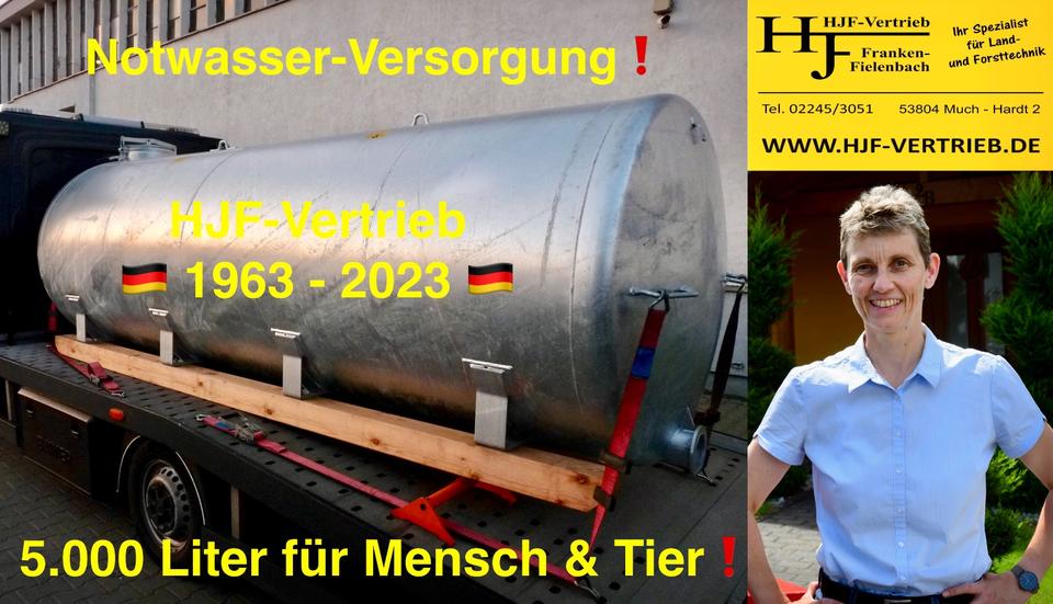 ⚠️ Weidefass / Wasserfässer verzinkt von 1.000 bis 6.000 Liter ⚠️ in Much