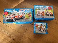 Playmobil 70050 70051 und 70053 Motorrad Quad Rettungswagen Sachsen-Anhalt - Halle Vorschau