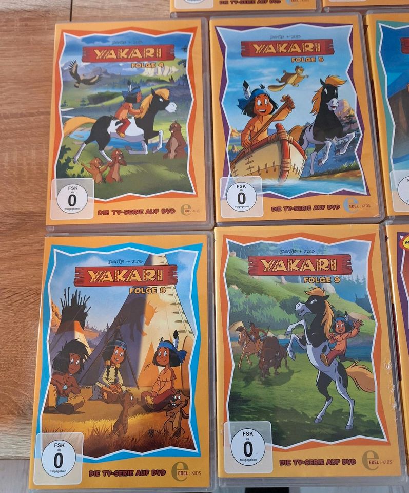 Yakari 11 DVD Set Folge 1 - 11 in Walpernhain