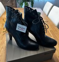 TAMARIS Stiefelette, schwarz, Größe 41, echtes Leder, NEU !!! Nordrhein-Westfalen - Jüchen Vorschau