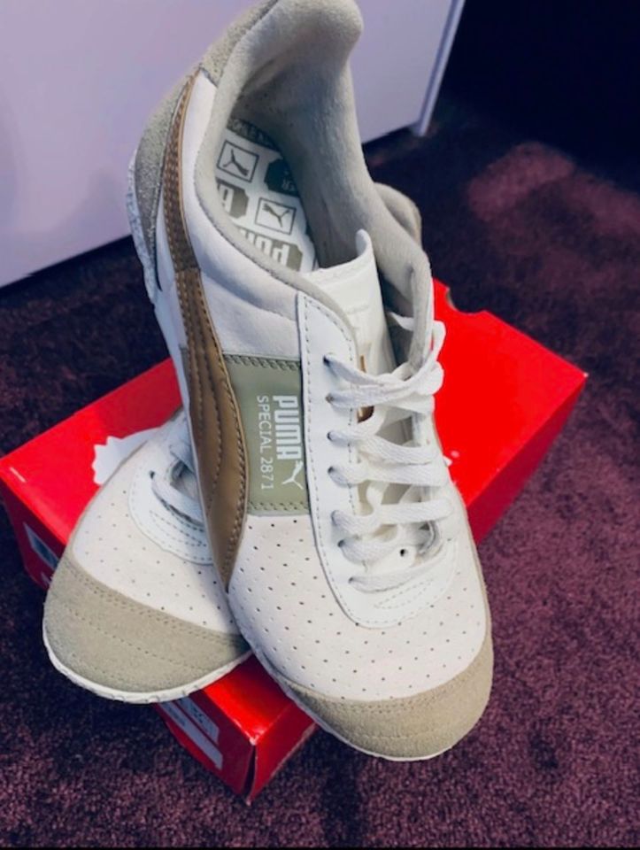 Sneaker Puma, Größe 37, whisper white/beige in Lübeck