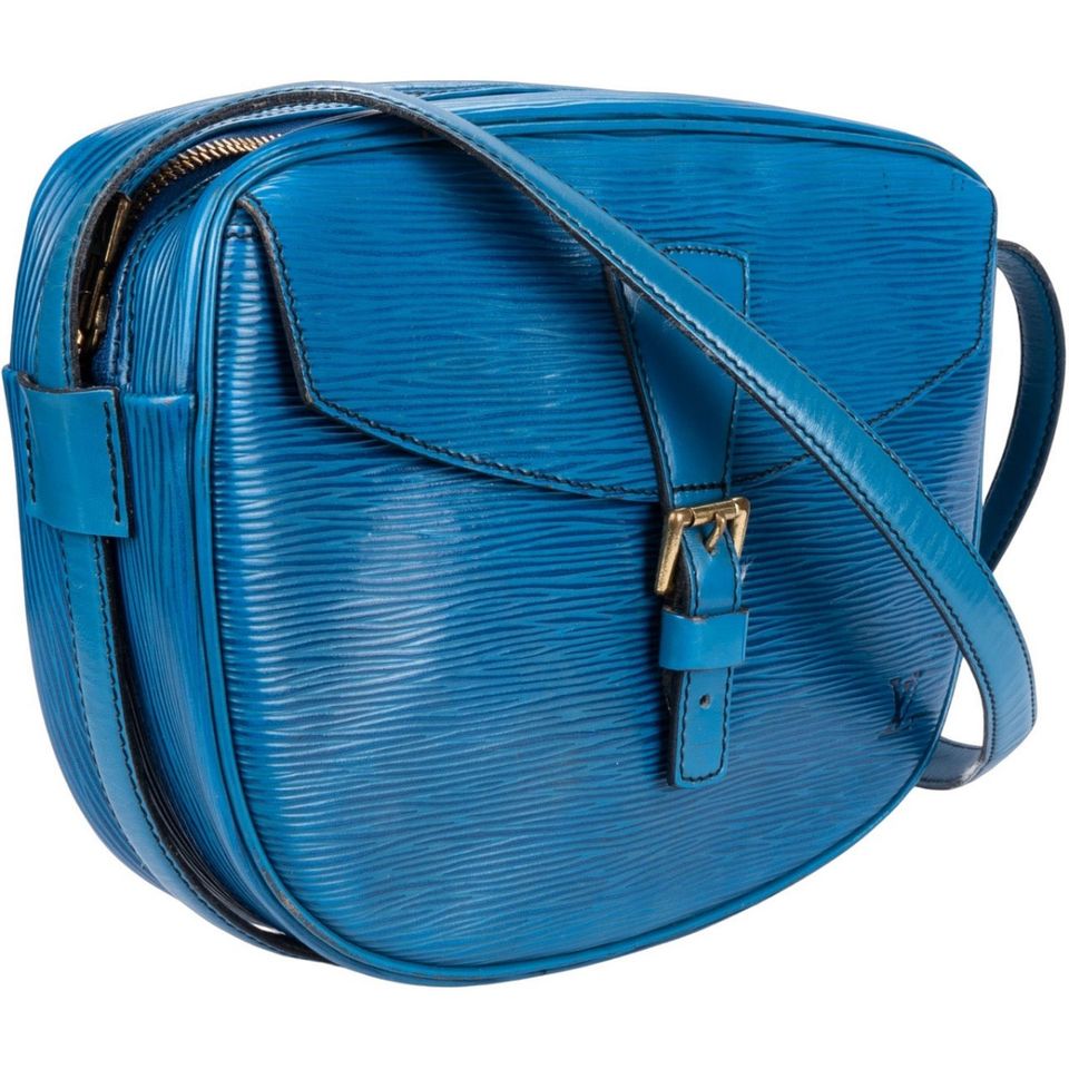 Louis Vuitton Blue Epi Leather Jeune Fille Crossbody Bag in Halle