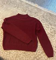 Dunkelrot Kastanienrot Roter Pullover kazak rollkragen sweater Thüringen - Gera Vorschau