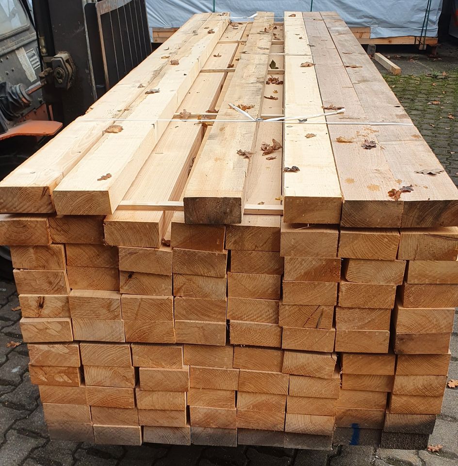 Holzbalken 7/14cm 2m/2,5/3/4/5/6m Bauholz Kantholz Bohlen Bretter in Hamm