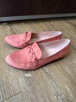 Slipper / Loafer/ Ballerina in schönem Lachsrosa Gr. 40 Hessen - Bad Arolsen Vorschau