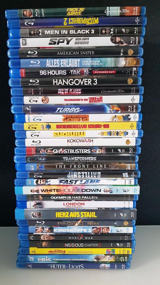 Blu Ray Sammlung Serien Kino 3D Steelbook Filme in Schönberg