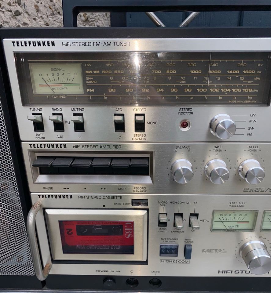 Telefunken HiFi Studio 1M Ghettoblaster Boombox Radio Kassette in Werder (Havel)