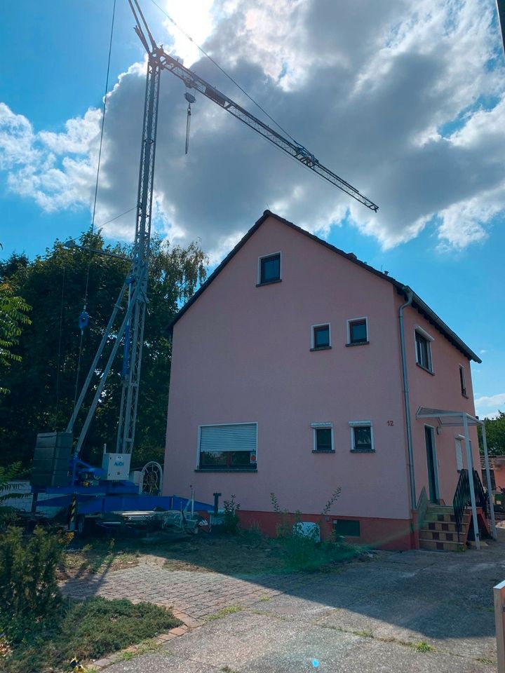 Anhängerkran - Schnellmontagekran, Dachdeckerkran, PV-Montagekran in Speyer