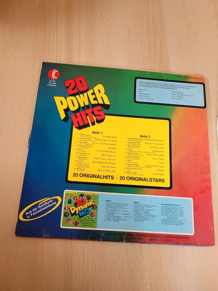 20 Power Hits Vinyl Schallplatte in Lollar