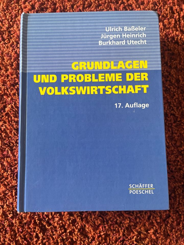 Grundlagen und Probleme der Volkswirtschaft, Ulrich Baßeler, in Öhringen