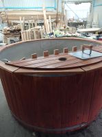 Badetonne Badebottich Badewanne Hot Tub Holzfass - Edelstahl Bayern - Vohenstrauß Vorschau