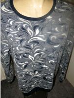 NEUw. BETTY & CO  BARCLAY SWEATSHIRT Blau Weiß Struktur 42 XL L Niedersachsen - Ilsede Vorschau