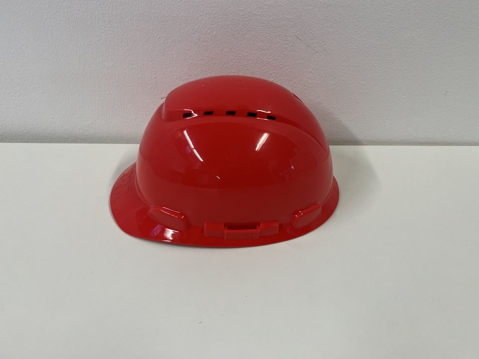 3M Industrieschutzhelm Schutzhelm Baustellenhelm Helm Rot in Großwallstadt