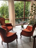 3 Schöne Sessel aus Massivholz und Samt, preis pro Stuhl Baden-Württemberg - Trossingen Vorschau