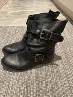 Bullboxer - Echtleder Bikerstiefelette - Größe 39 - nero Bayern - Olching Vorschau