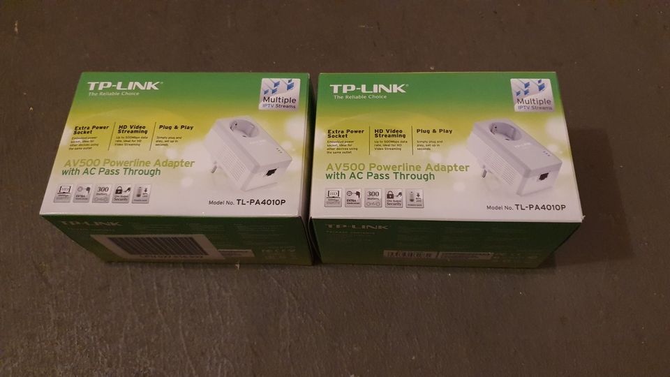 TP-Link Powerline Adapter Set TL-PA4010P - OVP in Frechen