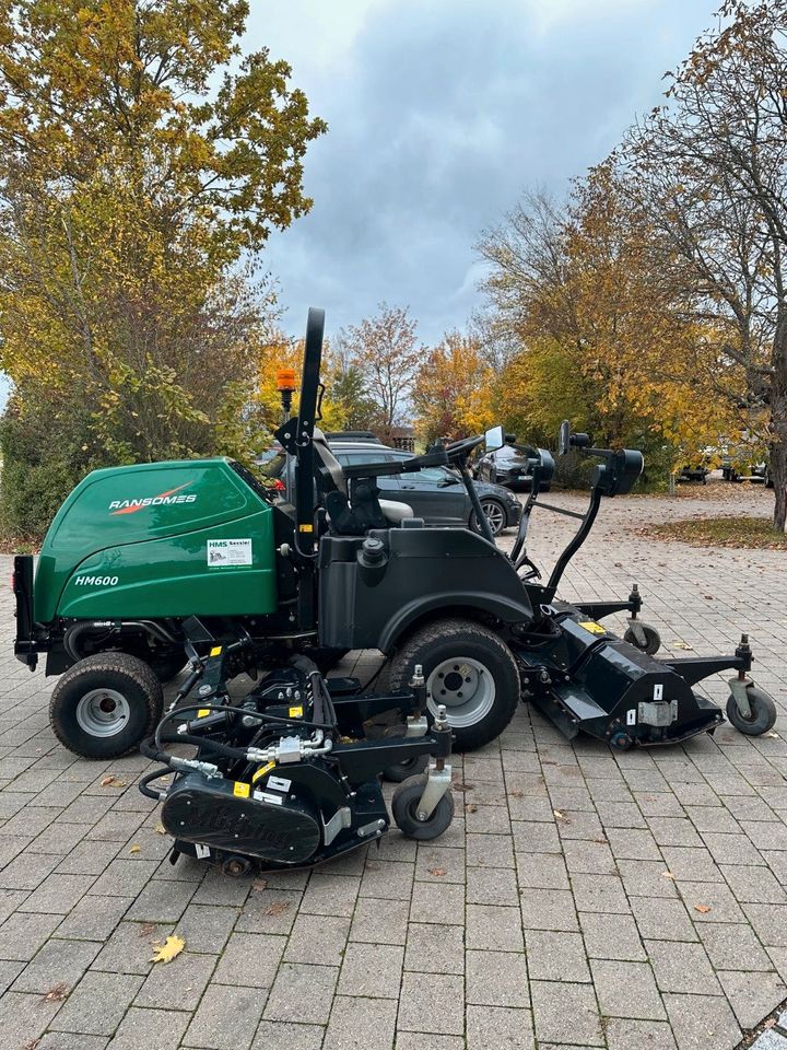 Ransomes HM600 Roughmäher Schlegelmäher Großflächenmäher Mäher in Weidenbach