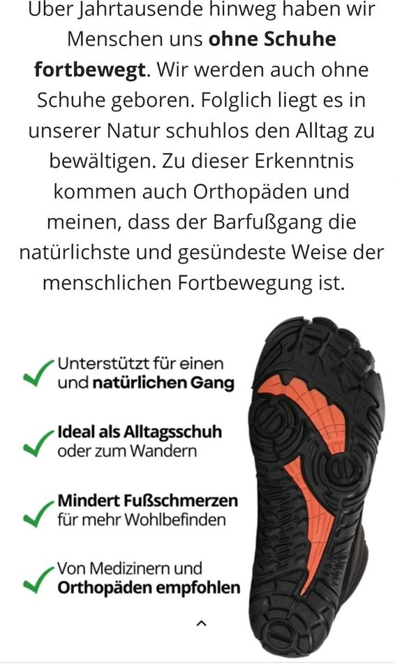 Barfußschuhe Feldluft Polar Winter NEU Gr. 39 in Kirchberg