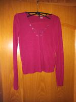 Langarm Shirt mit Schnürung dunkelrot,Gr. XS von H&M Hessen - Angelburg Vorschau