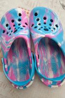 Hausschuhe Clogs Gr. 36 hellblau/pink Nordrhein-Westfalen - Neuenkirchen Vorschau