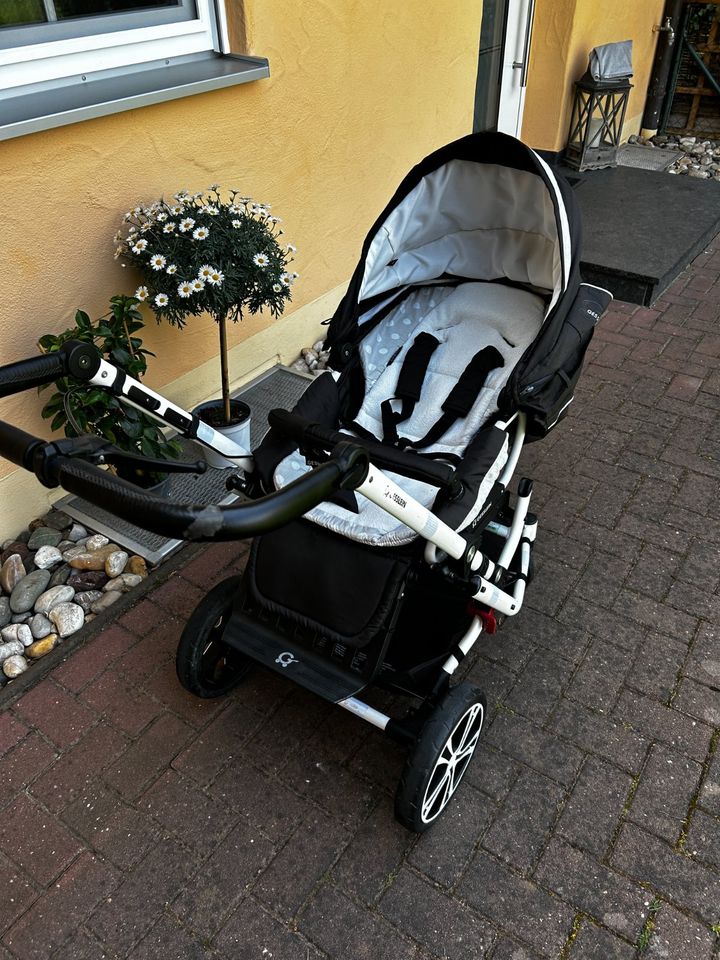 Gesslein F6/F10 Air+ White Kinderwagen mit Handbremse in Schrobenhausen