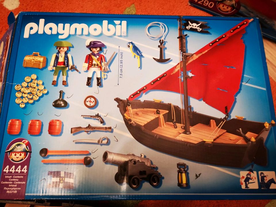 Playmobil Piraten Schiff piraten Boot  2SETS junge kinder weihnac in Hennigsdorf