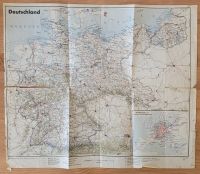 Karte von Deutschland aus den 1930 er Jahren (49 cm x 42 cm) Leipzig - Schönefeld-Abtnaundorf Vorschau