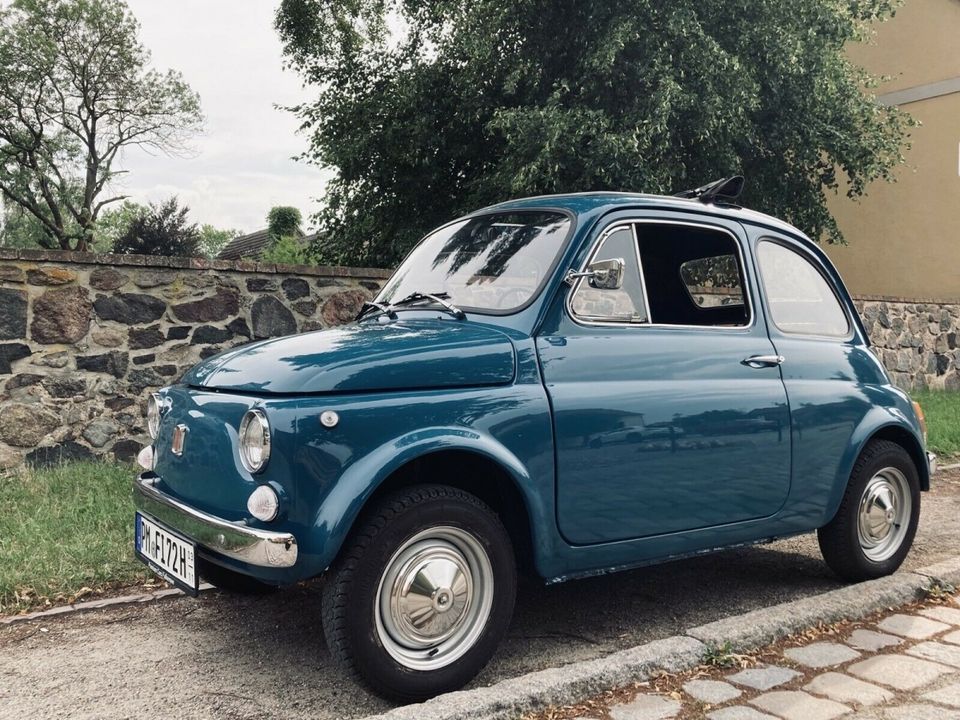 Fiat 500L Oldtimer Bj 1972 mieten fahren Hochzeit Event *Hugo* Gu in Potsdam