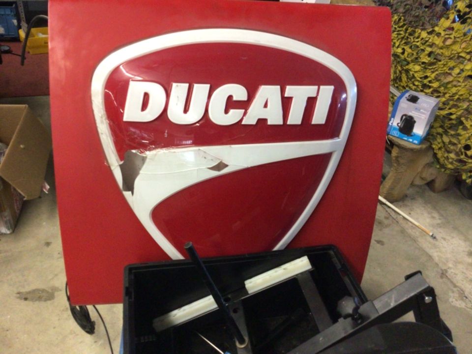 Ducati Werbung Händler Schild 160€ in Bad Abbach