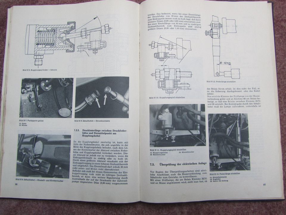 Reparaturhandbuch für Trabant 601 in Weißenborn