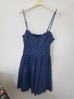 Sommerkleid Polkadots Mini Spaghettiträger in Blau Hamburg-Mitte - Hamburg St. Pauli Vorschau