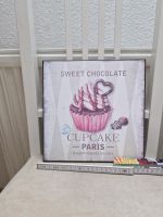 Schild Holz Shabby Cupcake Küche Vintage Sachsen - Jößnitz Vorschau