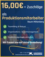Produktionsmitarbeiter (m/w/d) im Raum Wertheim Bayern - Eschau Vorschau
