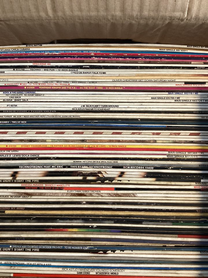 Sammlung Maxi Schallplatten LPs 12 Zoll 859 Stück zu verkaufen in Bornheim Pfalz