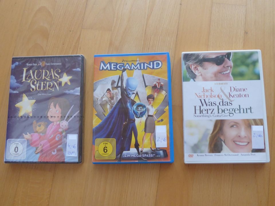 3x DVD | Lauras Stern | Megamind | Was das Herz begehrt in Schöllkrippen