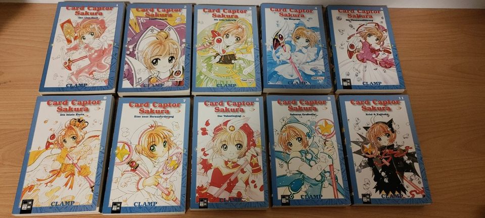 CARD CAPTOR SAKURA 10 Bände (dt. Erstausgabe) - TOP ZUSTAND in Frankfurt am Main