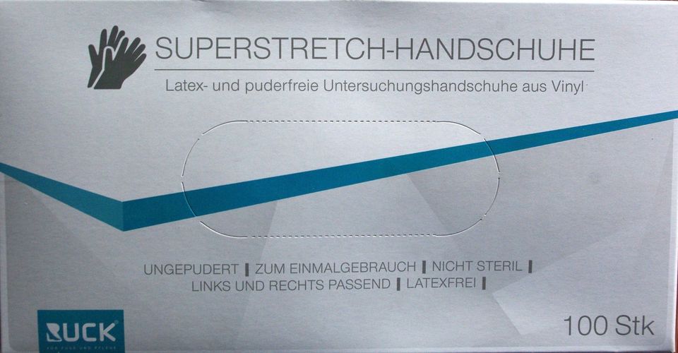 Superstretch Handschuhe 5 Packungen a 100 Stück in Bremerhaven