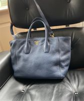 Prada Handtasche Shopper blau Leder Hamburg-Nord - Hamburg Winterhude Vorschau