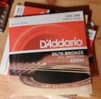 D'addario 85/15 EZ930 Gitarrensaiten Akustik Hessen - Gießen Vorschau