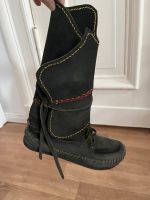 Stiefel Binden Boho Mokassins Pocahontas 41 Leder Handmade Hippie Berlin - Neukölln Vorschau