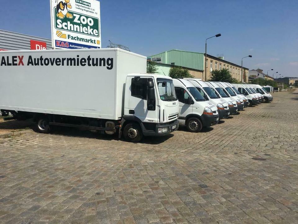 Lange Transporter L3 zB. Peugeot Boxer mieten Alex Autovermietung in Leipzig