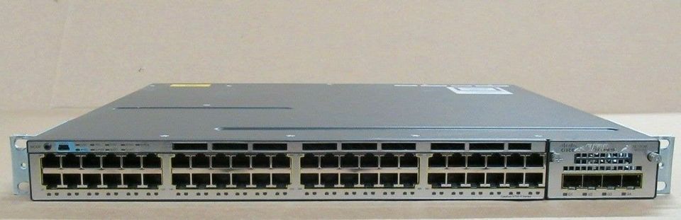 2x Cisco Catalyst 3750X-48T-L Switch + C3KX-NM-10G in Marklohe