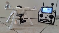 Walkera GPS QR X350PRO Quadrocopter mit FPV DEVO F12E + E-Teile Baden-Württemberg - Ladenburg Vorschau