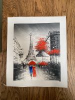 Gemälde auf Leinwand Paris Eiffelturm, ungerahmt München - Maxvorstadt Vorschau