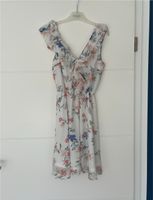 Sommerkleid H&M Gr. 36 / S weiß geblümt Kleid Sommer Mini Neu Baden-Württemberg - Graben-Neudorf Vorschau