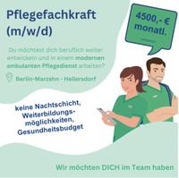 Pflegefachkraft(m/w/d), Altenpfleger/in(m/w/d), Gesundheits- und Krankenpfleger/in(m/w/d), Palliativ Care, Wundmanager Brandenburg - Hoppegarten Vorschau