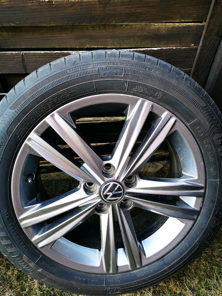 VW Polo R-Line 4 Sommerreifen 195/55R16 in Bleckede